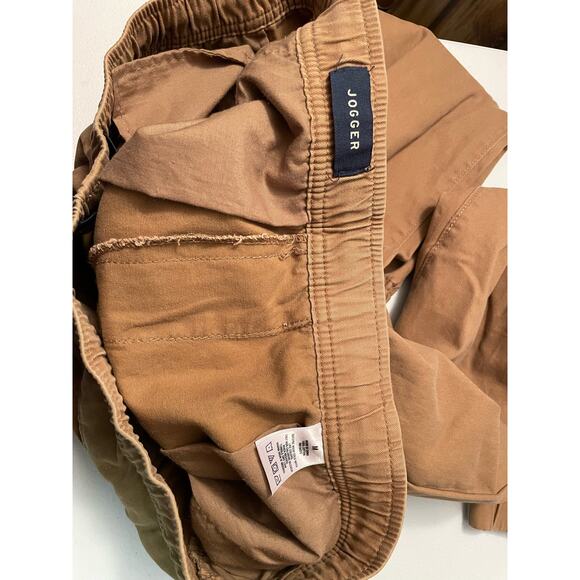 Aeropostale khaki jogger size medium gathered cuff elastic drawstring waist - Picture 4 of 4